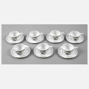 Rosenthal sieben Mokkatassen ”Donatello”