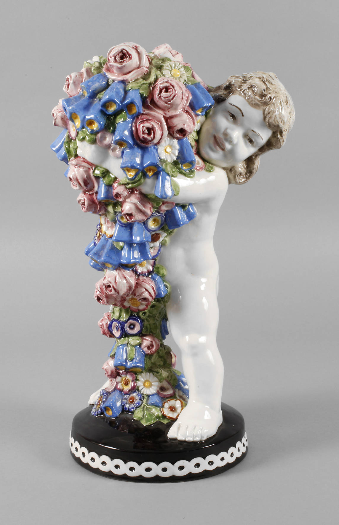 Carl Klimt großer Blütenputto