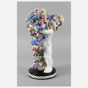 Carl Klimt großer Blütenputto