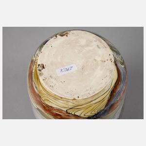 Jugendstilvase mit Pfau