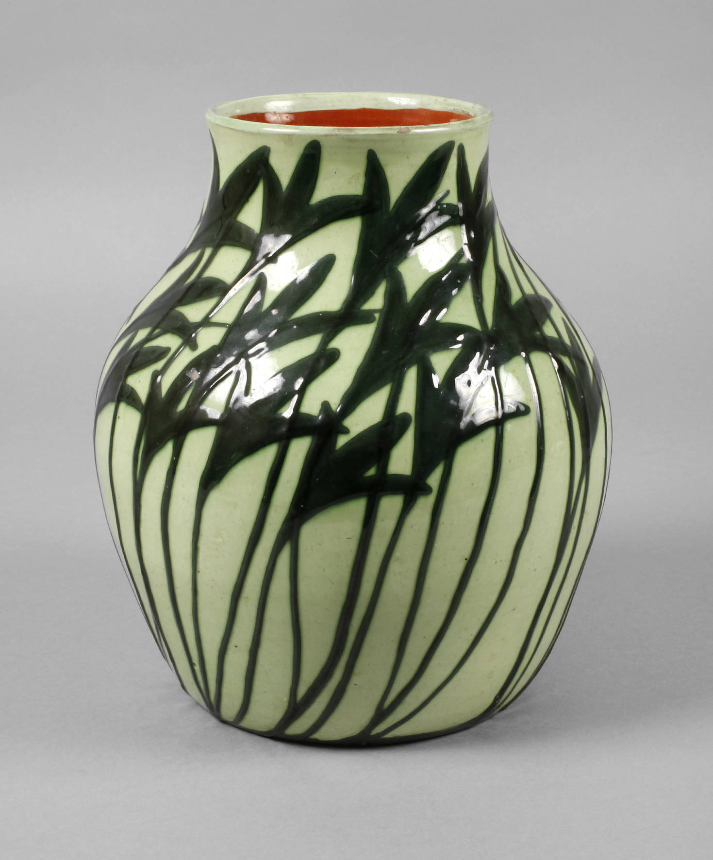 Kandern Vase Schlickerdekor