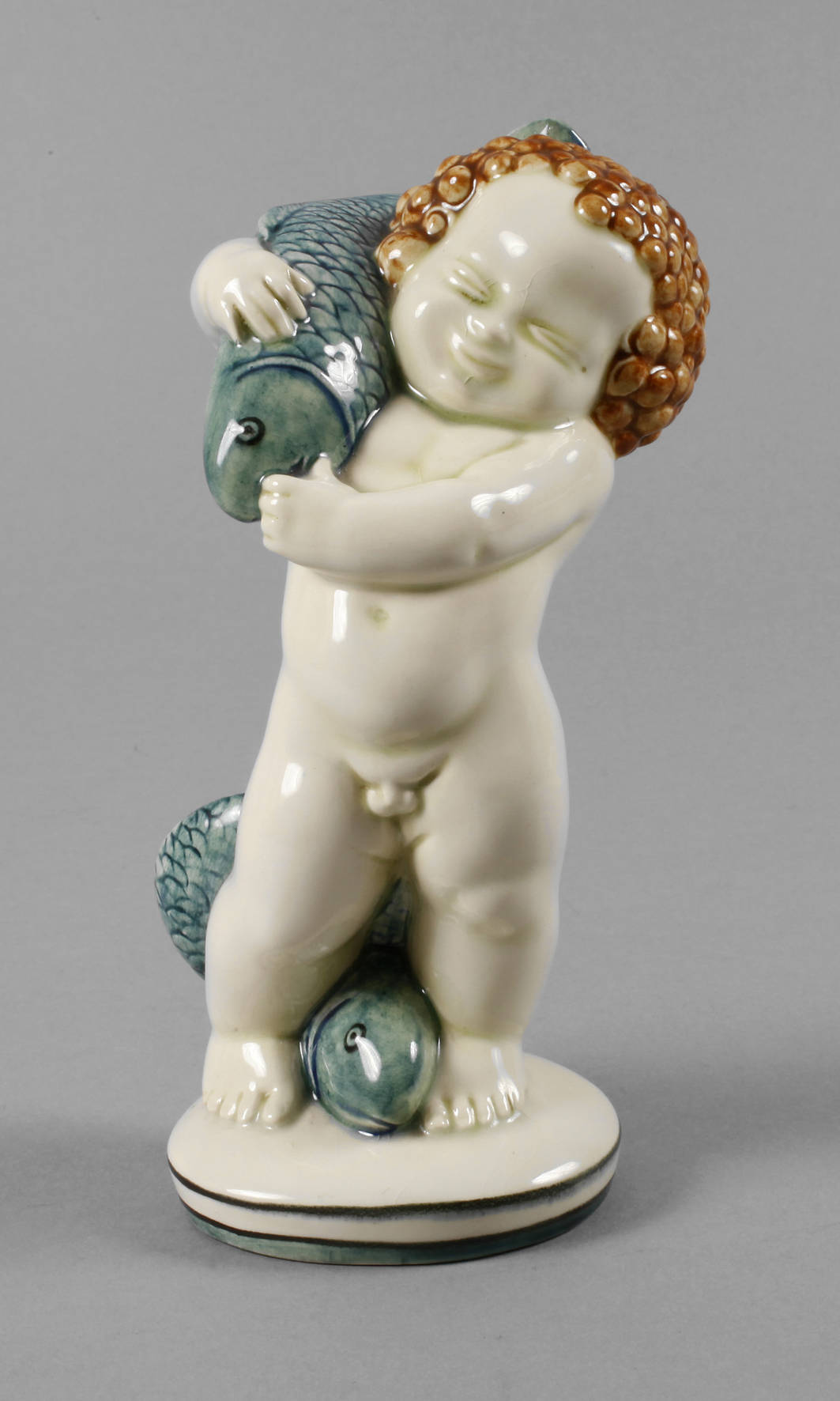 Karlsruhe Putto mit Fischen