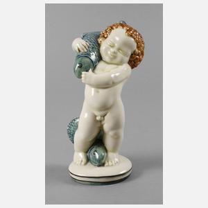 Karlsruhe Putto mit Fischen