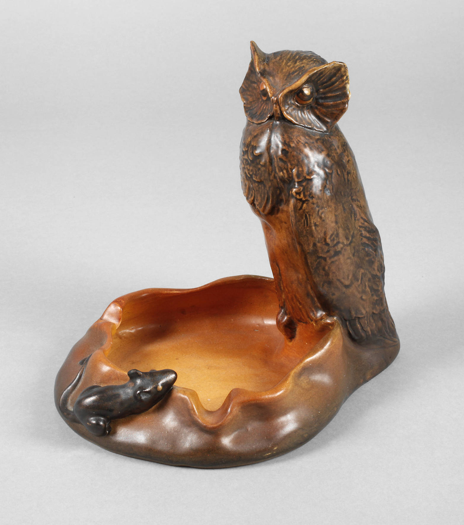 Kopenhagen Schale mit Uhu und Maus