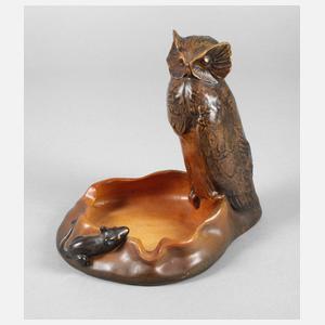 Kopenhagen Schale mit Uhu und Maus