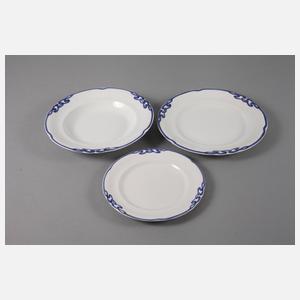 Villeroy & Boch 19 Teller ”Blaue Olga”