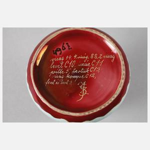 Zsolnay Pécs Jugendstilvase Unikat