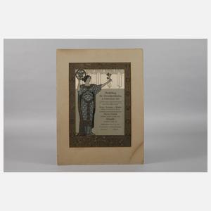 C. Lindeberg, Urkunde Ausstellung Kötzschenbroda