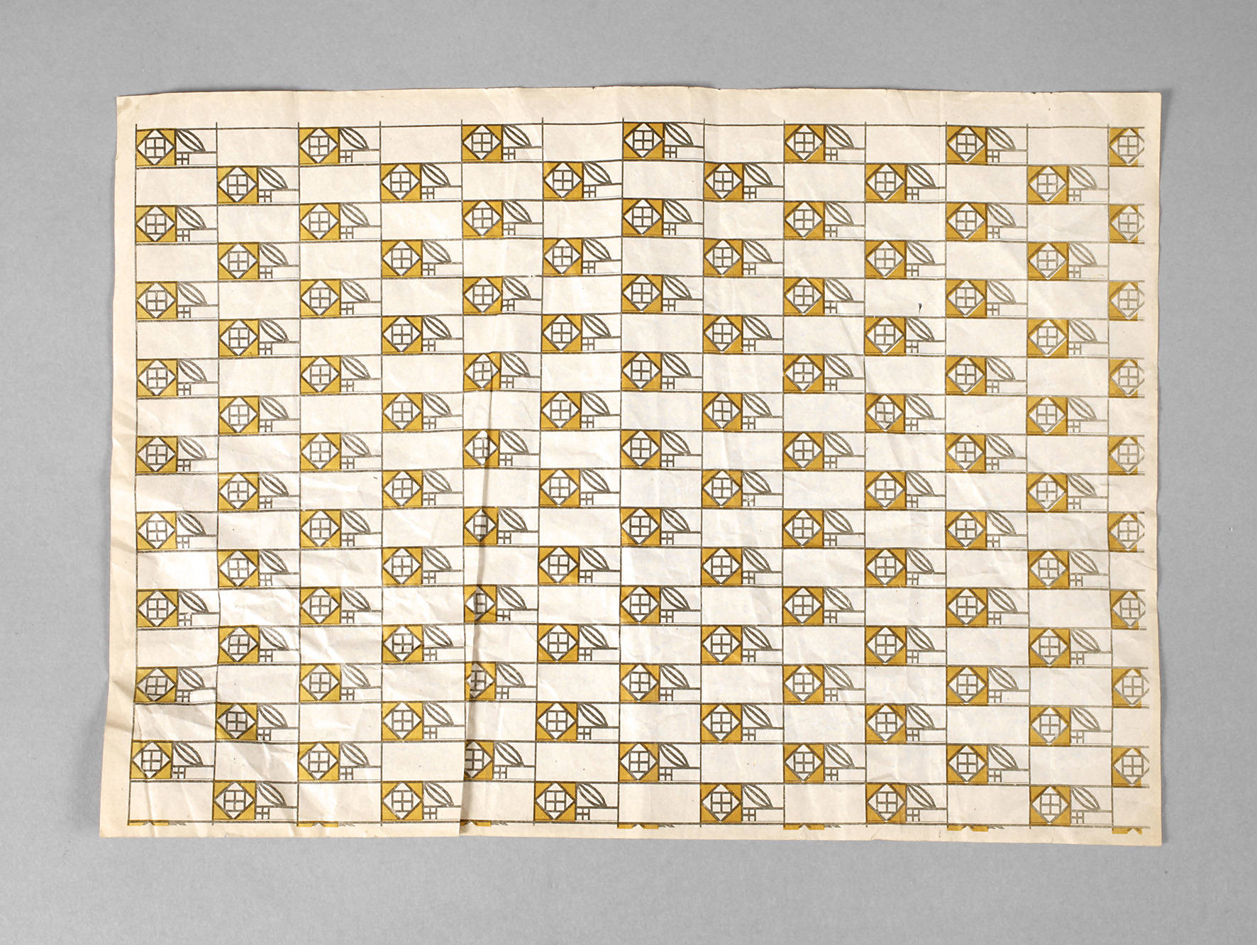 Einschlagpapier der Wiener Werkstätte