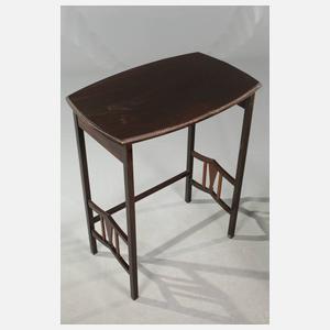 Vier Satztische Art déco