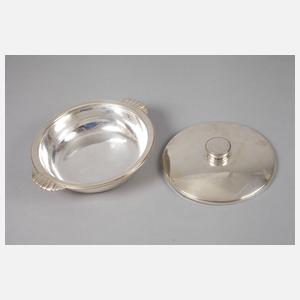 Frankreich Silberterrine Art déco