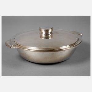 Frankreich Silberterrine Art déco