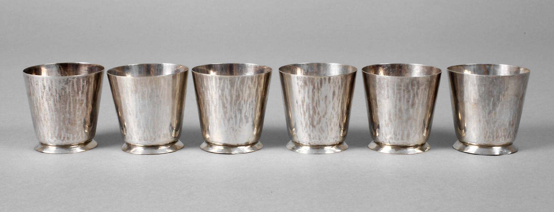 Sechs Silberbecher Wilm Berlin