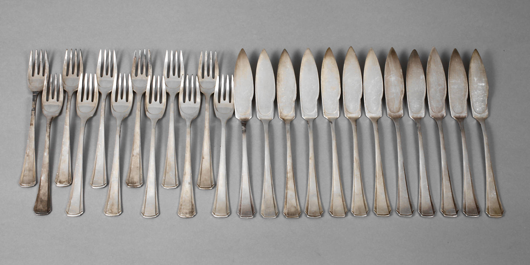 Fischbesteck Art déco