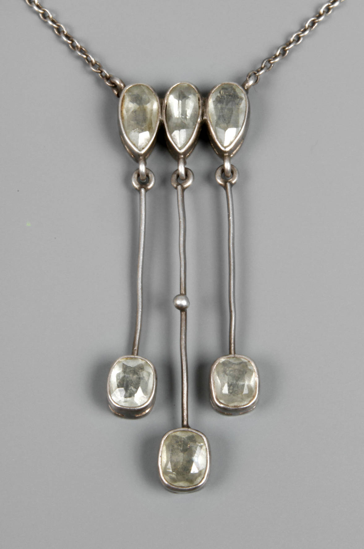 Collier mit Aquamarinen