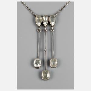 Collier mit Aquamarinen