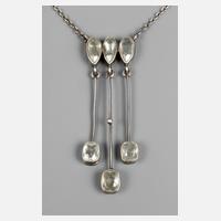 Collier mit Aquamarinen111