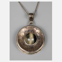 Silberanhänger mit Falkenauge111