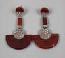 Paar Ohrhänger Art déco