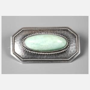 Brosche mit Aventurin