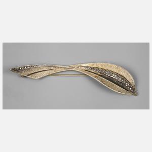 Theodor Fahrner, Brosche mit Markasit