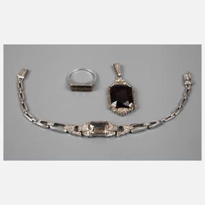 Konvolut Art déco-Schmuck