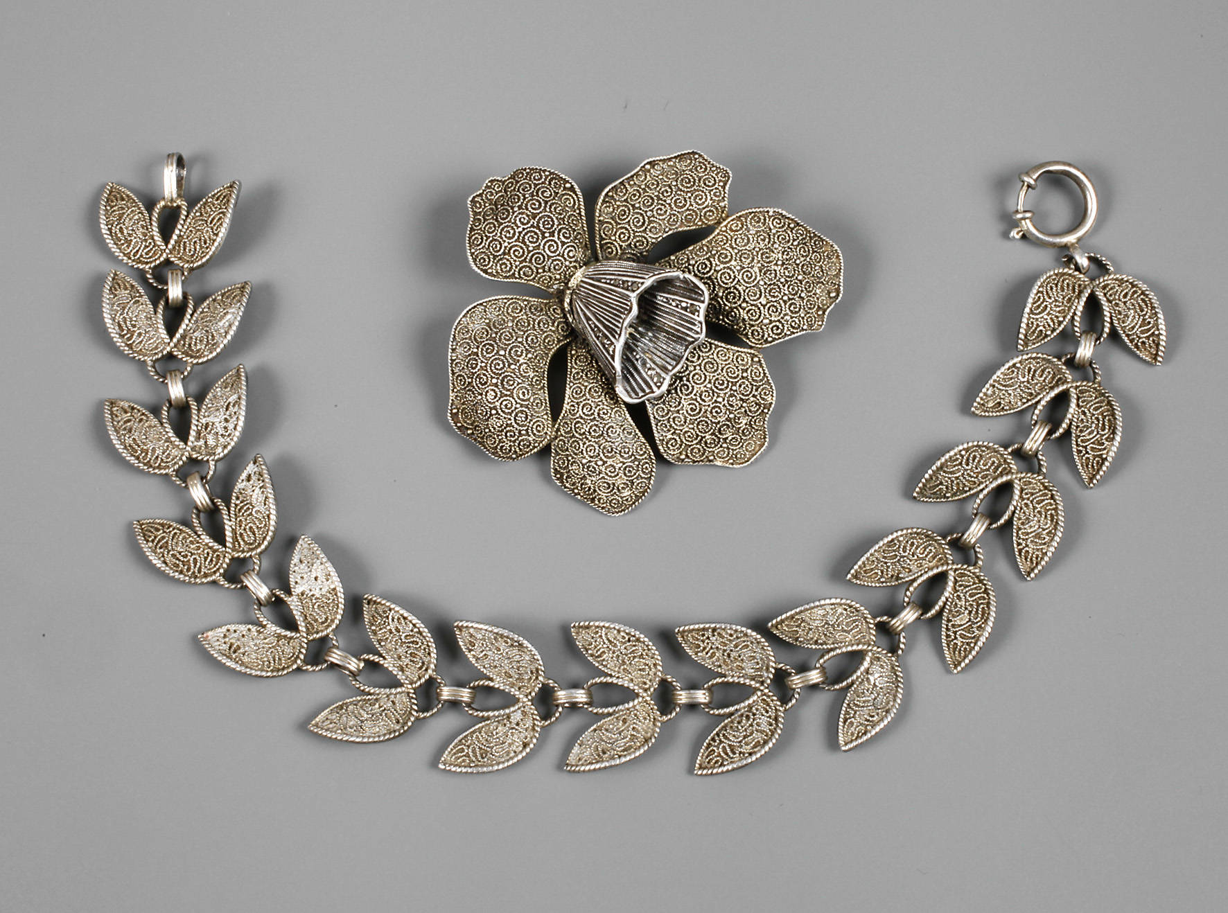 Theodor Fahrner Brosche und Armband