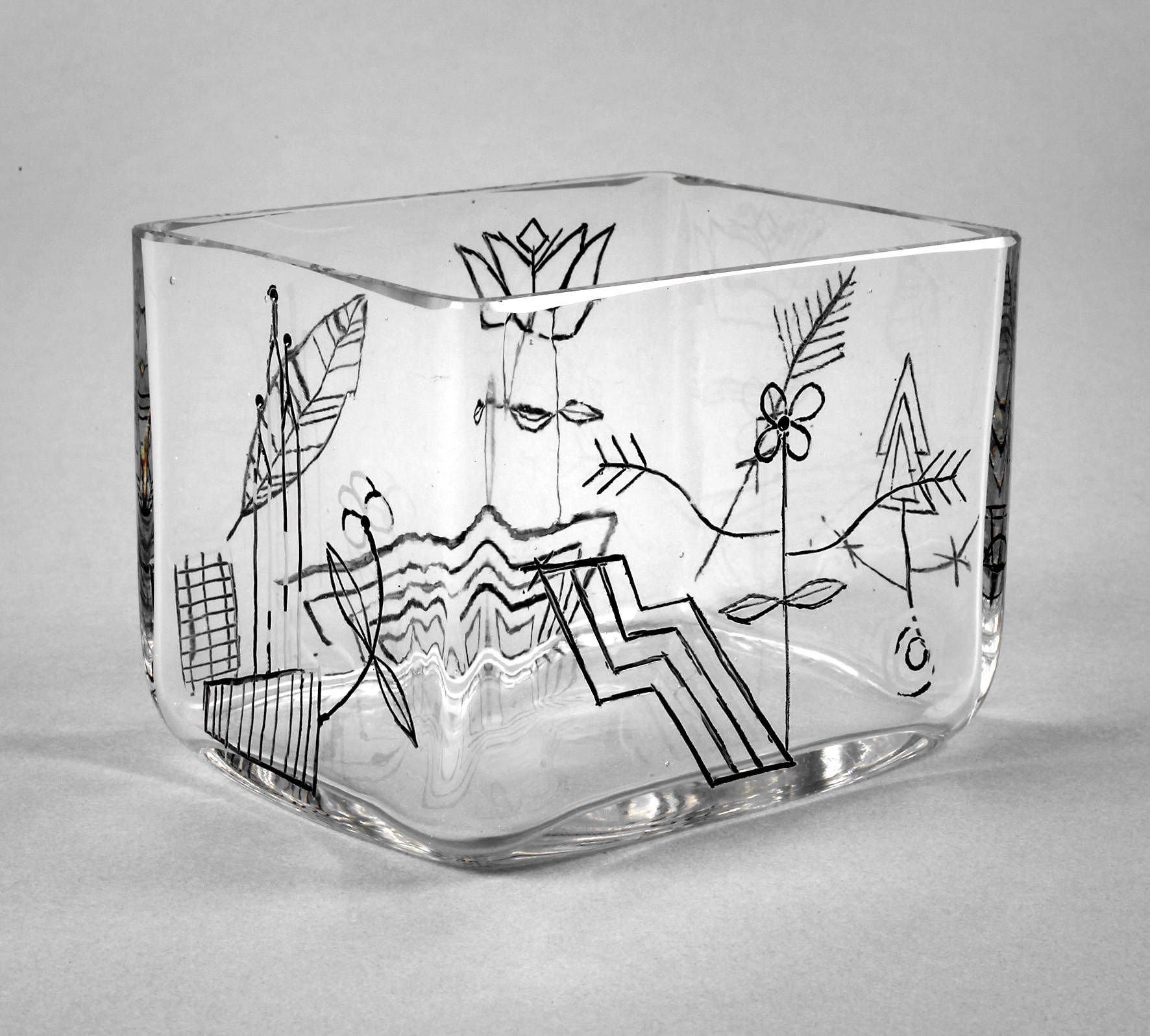 Lobmeyr Wien Schale Art déco