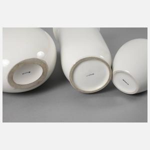 KPM Berlin Konvolut Vasen