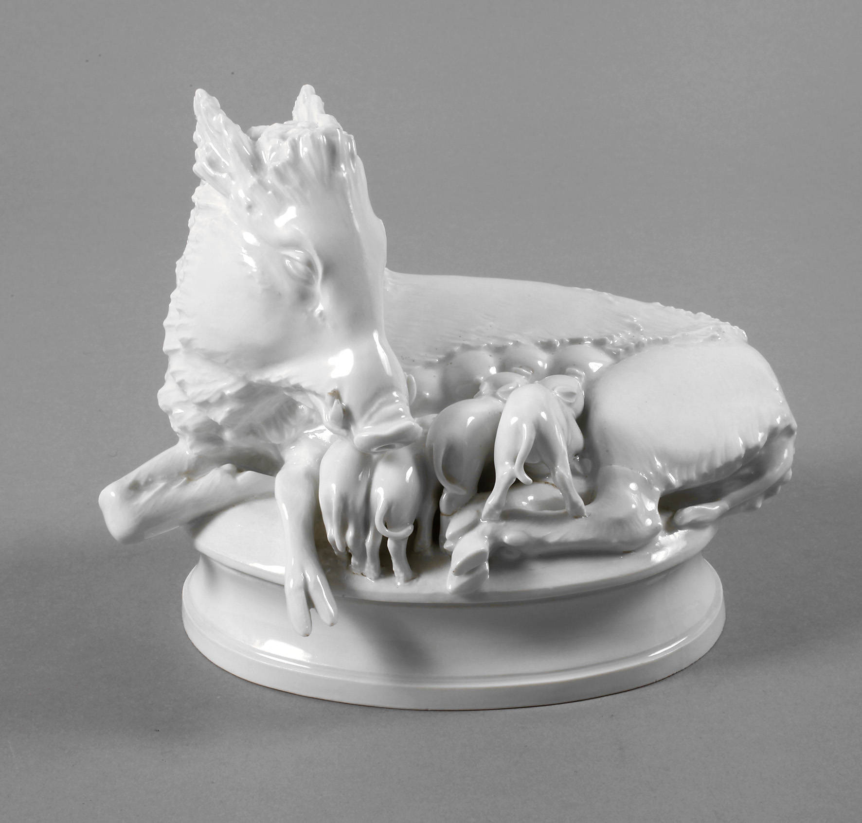 Meissen ”Wildschwein mit Jungen”