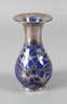 Spahr & Co. Vase mit Silberoverlay
