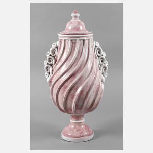 Große Deckelvase Art déco