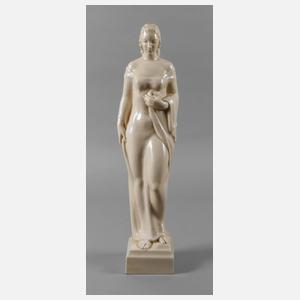 Große Frauenfigur Art déco