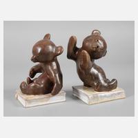 Paar Buchstützen Leopold Anzengruber111