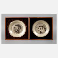 Zwei Silberteller Bernhard Buffet111