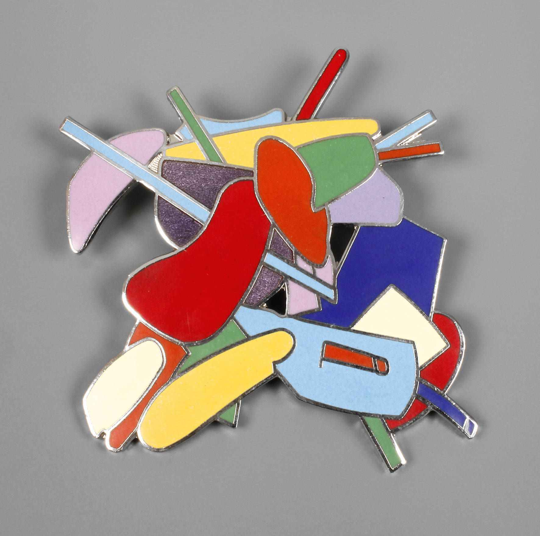 Antonio Peticov Designbrosche