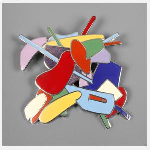 Antonio Peticov Designbrosche