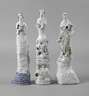 Royal Dux Böhmen drei figürliche Stelen
