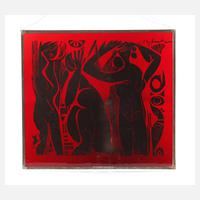 Prof. HAP Grieshaber, Glasbild111