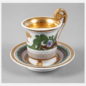 Vitrinentasse mit Sphingendekor