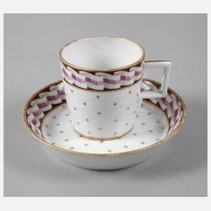 Gotha Vitrinentasse im Wiener Stil