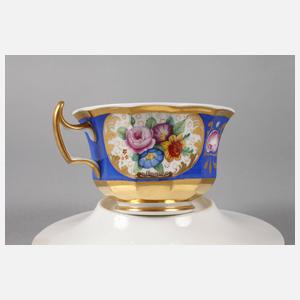 KPM Berlin Vitrinentasse ”Blumenbukett”