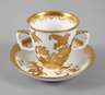 Meissen Schokoladentasse ”Augsburger Golddekor”