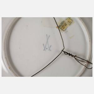 Meissen zwei Teller ”Brühl'scher Durchbruch”