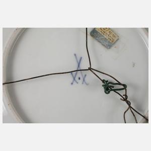 Meissen zwei Teller ”Brühl'scher Durchbruch”