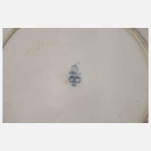 Frankenthal Teller Blumenmalerei