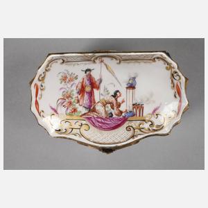 Tabatiere mit Chinoiserie
