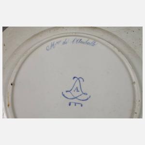 Frankreich Portraitteller Marie-Louise von Savoyen-Carignan