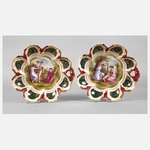 Schlegelmilch Suhl Paar Prunkschalen