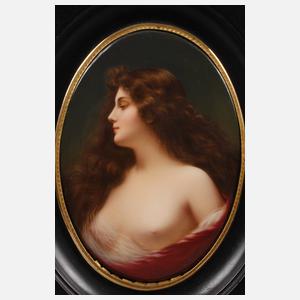 Hutschenreuther Hohenberg Bildplatte ”Épanouissement”